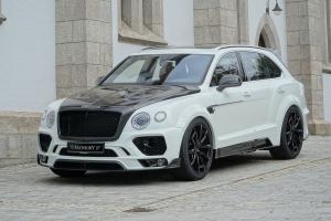 Bentley Bentayga in White by Mansory 2016 года